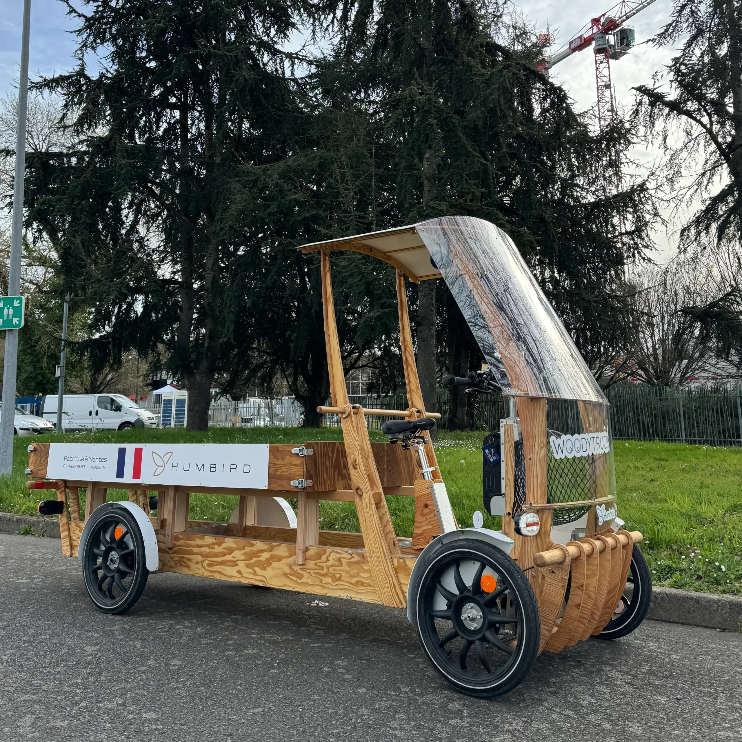 Woodytruck en extérieur